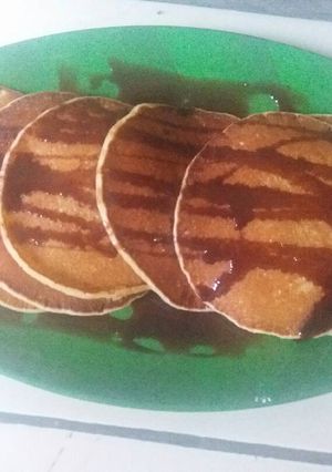 Foto resep Pancake siram coklat