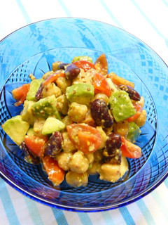 A picture of Avocado and Mixed Bean Salad.