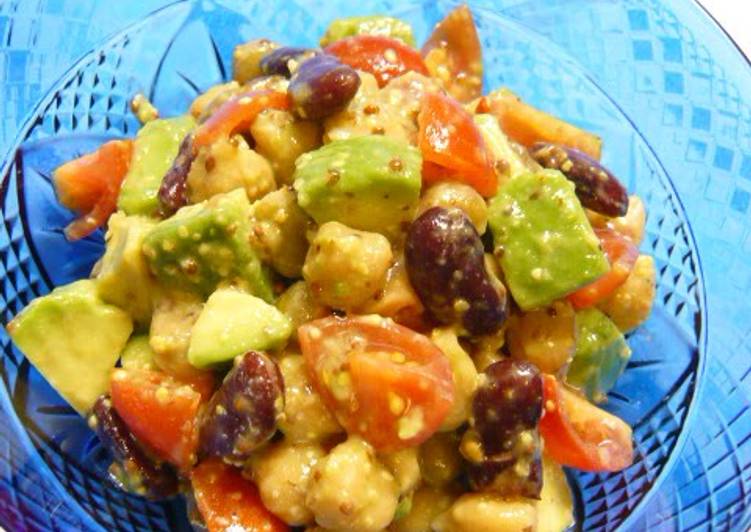 Step-by-Step Guide to Prepare Award-winning Avocado and Mixed Bean Salad