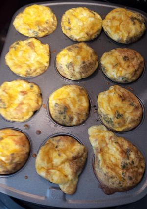 A picture of Egg muffins.