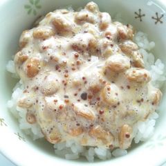 A picture of Natto and Grainy Mustard.