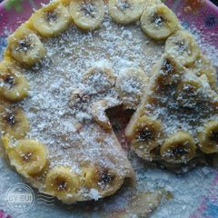 Bread crumbs banana ice cream A picture of Bread crumbs banana ice cream.
