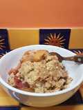 Crumble de nectarinas