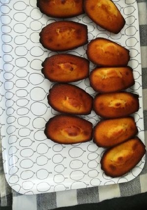 Une photo de Madeleines vanillées
