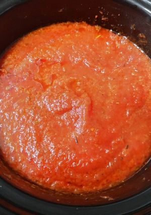 Una foto de Salsa de tomate en Slowcooker