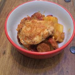 A picture of Simple Chicken And Chorizo Stew.