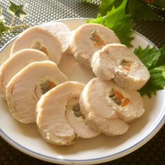 Salted Chicken and Vegetable Cheese Rolls A picture of Salted Chicken and Vegetable Cheese Rolls.