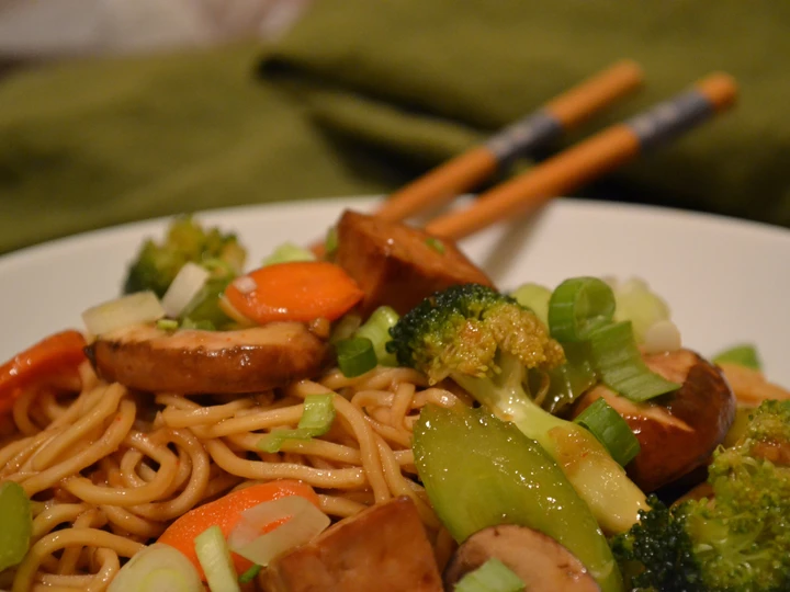 Recipe Vegetable Chow Mein - Stirfried Noodles the Delicious Delicious