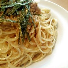A picture of Addictive Natto and Tuna Pasta.