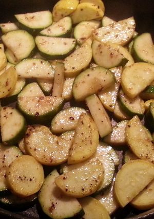 A picture of Parmesan Zucchini & Squash.