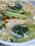 [Farmhouse Recipe] Komatsuna Hot and Sour Soup