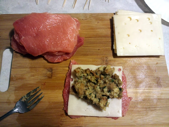 Easy Ways Prepare Recipes Stuffed Pork Roll-Ups the Delicious Tasty.