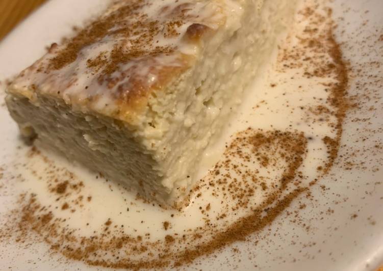 Bizcocho tres leches Keto