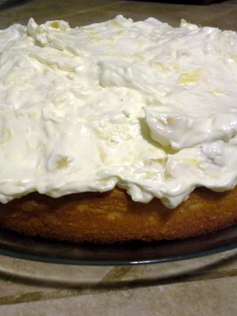 How To Make Not my recipe!! Pineapple frosty cake which Delicious