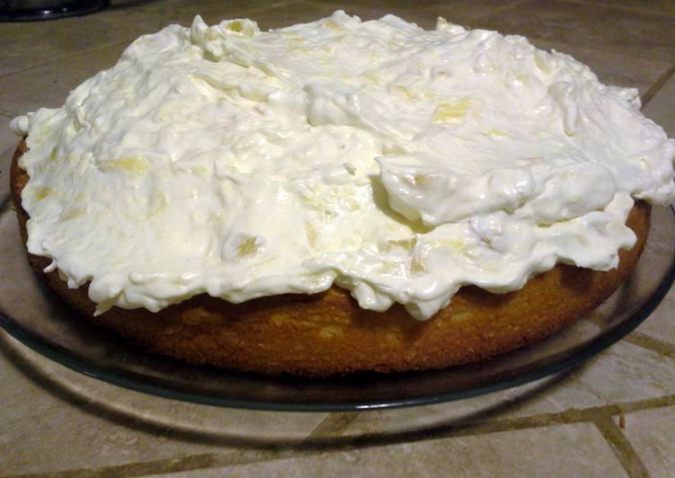 Steps to Prepare Quick Not my recipe!! Pineapple frosty cake