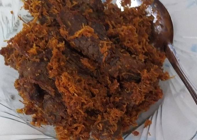 Resep Gepuk Daging Sapi Empal Serundeng Oleh Devi Listiawati Cookpad