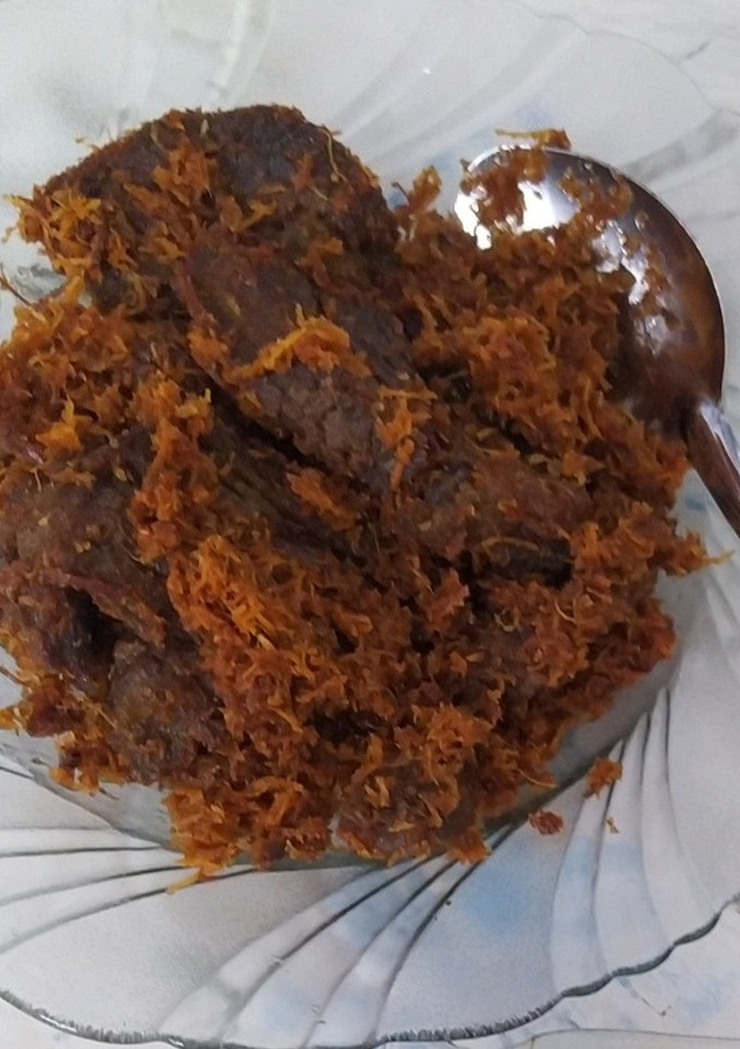 Foto resep Gepuk Daging Sapi (Empal) Serundeng