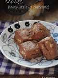 Homemade Leavened Scones (Chocolate Walnut)