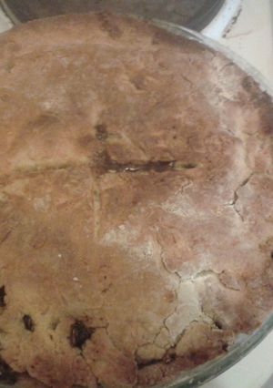 A picture of Vegetarian Sausage Pie.