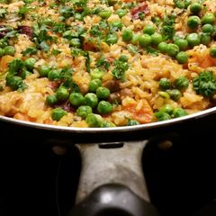 A picture of One pot wonder Spansih Paella.