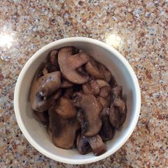 A picture of Sautéed Mushrooms In Ghee.