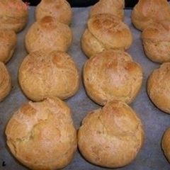 A picture of Cream Puffs with Vegetable Oil (Choux Pastry Recipe).