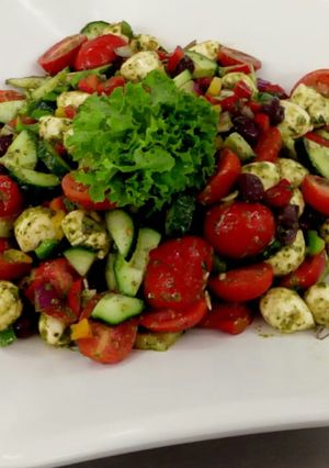 A picture of Spring salad.