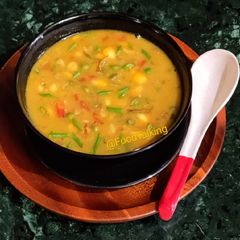 A picture of Sweet Corn Soup.