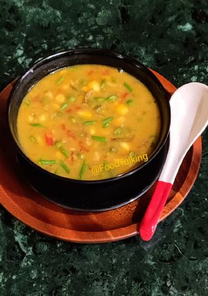 A picture of Sweet Corn Soup.