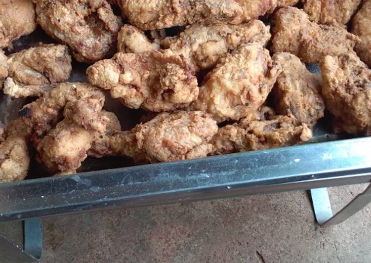 Recipe of Homemade KFC chicken #authors marathon