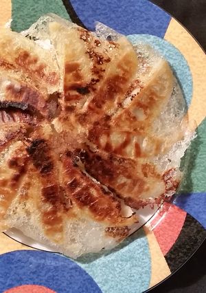 A picture of How to successfully pan-fry frozen dumplings.