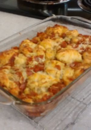 A picture of Easy Pull Apart Pizza.