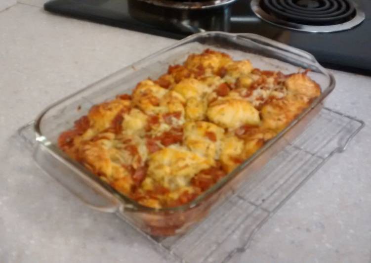 Easy Pull Apart Pizza