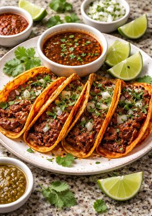 Una foto de Tacos de birria (Ingredientes Ticos)