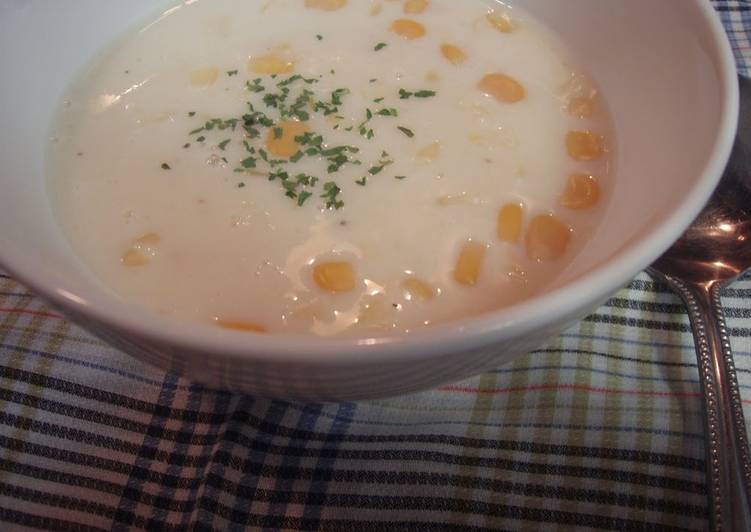 Learn How To Winter Staple Corn Soup Chilled for Summer
