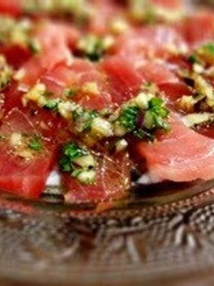 A picture of Carpaccio Tuna Salad.