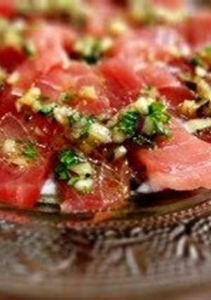 A picture of Carpaccio Tuna Salad.