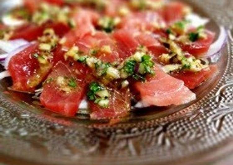 Recipe of Quick Carpaccio Tuna Salad