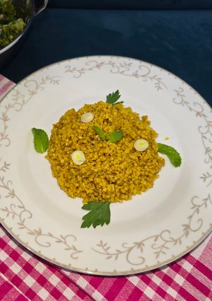 عکسی از دستور بلغور پلویی ساده ترکی یا گمنه جنوبی 🇹🇷 Bulgur pilavı