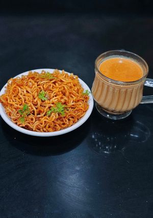 A picture of Chilli Garlic Maggi.