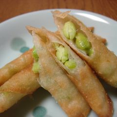 A picture of Simple Edamame Spring Rolls.