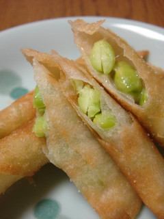 A picture of Simple Edamame Spring Rolls.