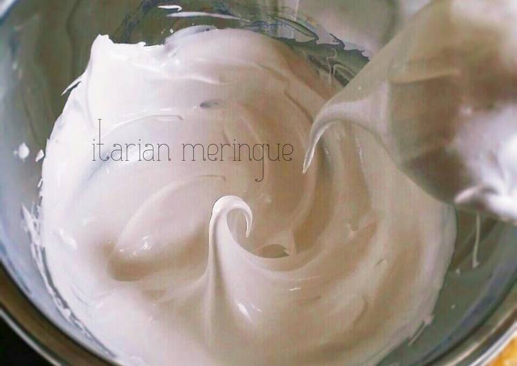 Steps to Prepare Homemade Italian Meringue