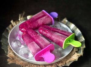 Gambar Dragon Fruit Kiwi Popsicle