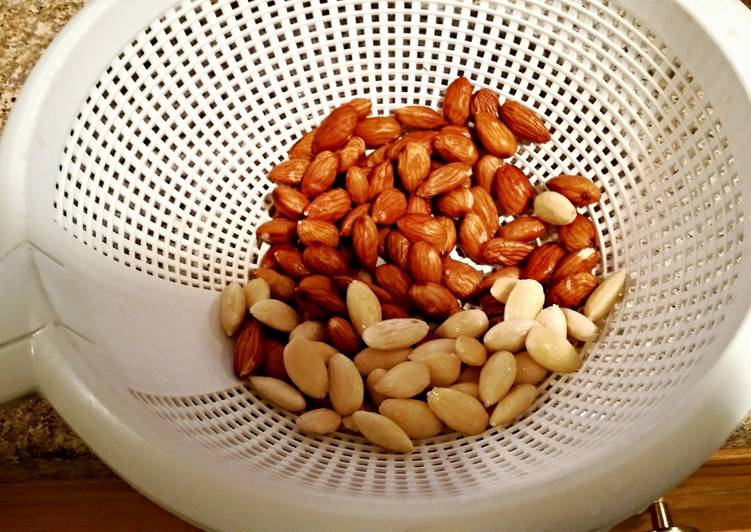 Recipe of Ultimate How to blanch almonds - easy and economical