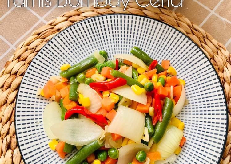 Resep Tumis Bombay Ceria yang bikin betah