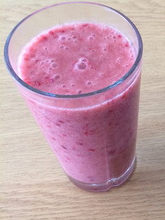 A picture of Banana-Raspberry Smoothie.