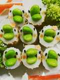 Chikuwa and Edamame Chicks for Bento Box - Easy and Cute!