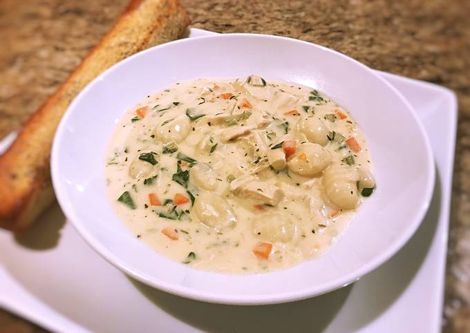 Recipe of Quick Chicken gnocchi soup