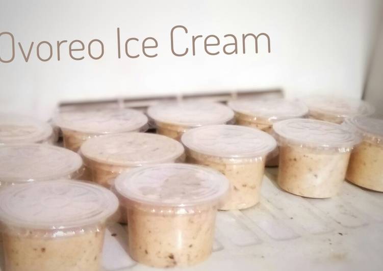 Ovoreo Ice Cream (dengan 2 bahan dasar saja)